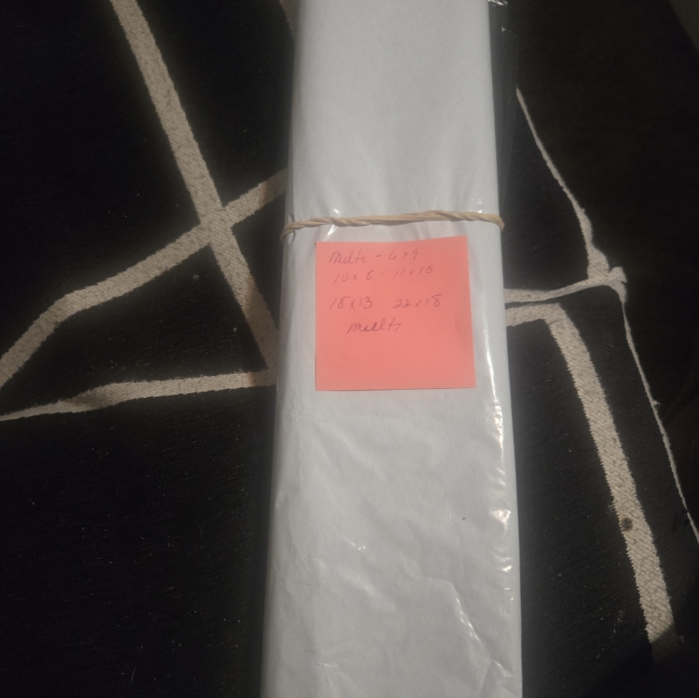 White Bundle Polymailers See Sizes Below Waterproof Tearproof 50 Qty (Cld B Copy - Picture 1 of 7